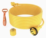 Kohree 25' Rv Power Extension Cord Amp Grip Handle, 30M/30F Locking -HY1642. Fixed Price $59.00.