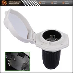 125V/250 Amp Power Cord Twist Electrical Lock White Boat Rv Marine Inlet. Fixed Price $15.15.