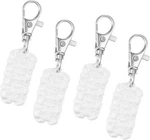 Uxcell 4PCS Paracord Zipper Pulls, Lanyard Keychain For White. Fixed Price $10.85.
