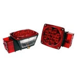 Submersible Red Square Led Combination Tail Light W License. Fixed Price $49.15.
