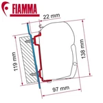 Fiamma F45S Awning Bracket Adapter Kit Ford Transit Campervan H2 H3 40CM. Fixed Price $95.52.