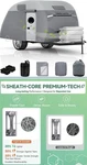 Umbrauto Teardrop Travel Cover 8'-10' Fits R-pod & Clamshell Trailers,. Fixed Price $120.00.