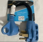 New Road & Home 18 In. Rv Adapter, 50 Amp To 30 Female. Fixed Price $18.99.