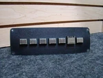 Used 1999 Prevost Country Coach P/n: CP-71-SPM-01 Dash Switch Panel. Fixed Price $80.00.
