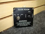 Used Rv/motorhome Jrv A3242BL Slide Room Switch & Key Panel. Fixed Price $75.00.