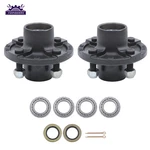 (2)-4 On 4" Trailer Hub Kit For 2000 Lbs. 1" Spindle With Bearing. Fixed Price $45.97.