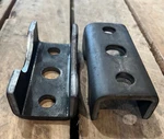 (2) Trailer Axle Spring Perch Seat For 2-3/8" 3500# Round Axel Tube Mount 3.5K. Fixed Price $15.95.