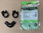 10 Packs!!! Pexlock 3/4 In. Elbow With Clamps - Black Plastic. Fixed Price $28.95.