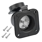 Veepeak Amp Flanged Inlet Shore Power Plug Nema 5-15 125V Electrical Outle.... Fixed Price $18.42.
