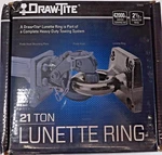 Draw-tite 63023 21 Ton Lunette Ring 2.5" Id 4BOLT Flange 42K Gtw Pintle Eye Hook. Fixed Price $83.95.