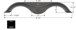 Icon 14955 Tandem Axle Fender Skirts Rv. Fixed Price $261.65.