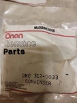 Onan 312-0033 Condenser. Fixed Price $21.95.