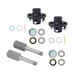 W/ Trailer Bearing Kit 1' Square BT8 Spindle 2 Sets On 4' Hub. Fixed Price $97.01.