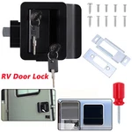 Rv Camper Trailer Motorhome Paddle Entry Door Lock Latch Handle Deadbolt Black. Fixed Price $23.99.