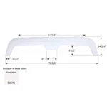 New Icon Fleetwood Tandem Axle Rv Fender Skirt FS760 - Polar White 01541. Fixed Price $199.95.