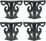 Phituoda 4PCS 3-INCH Hollow Out Modern Furniture Sofa Legs Bookcase Feet Triang. Fixed Price $15.13.