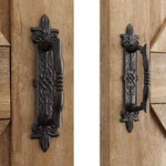 Smartstandard Heavy Duty 9" Antique Barn Door Set Of 2 Handles, Black. Fixed Price $52.98.