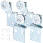 4 Pack Sliding Closet Door Kit Include Screws Wardrobe Rollers Ha.... Fixed Price $23.09.