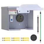 Gravimorph 30A Nema TT30R Lockable Weatherproof Rv Outlet Box W/ Breaker 125V. Fixed Price $39.25.