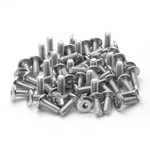 Biaungdo 60 Pcs M6X15MM Stainless Steel Flat Head Hex Socket Cap Bolts Screws Co. Fixed Price $14.64.