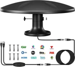 Outdoor Rv Tv Antenna For Camper, 360 Omnidirectional Black (with Amplifier). Fixed Price $112.77.