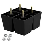 Seimneire 4PCS 3 Sofa Legs, Plastic Couch Feet Inch, Square Type. Fixed Price $13.35.