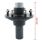 Labwork 6 On 5.5' Trailer Hub Kit & Circular #84 Spindle With Bearing. Fixed Price $53.95.