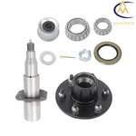 On 5.5" Trailer Hub Kit W/ 6000LBS #42 Flanged 2.50" Round Ez Lube Spindle. Fixed Price $61.68.