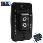 New Leisure Coachworks Rv Black Slide Out Contoured Switch Motorhome Trailer. Fixed Price $24.99.