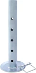 Trailer Jack Drop Leg, Adjustable Foot, Extension Silver. Fixed Price $27.46.