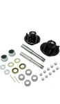 The Rop Shop (pack Of 2) Trailer Axle Kits With On 4" Bolt Idler Hub & 1".... Fixed Price $65.00.