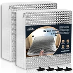 Caravista Rv Vent Insulator 14X14X3 Skylight Cover Aluminum Reflective 2PACK. Fixed Price $28.35.