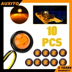 (10PCS) Amber Led Light Trailer 1" Round Clearance Marker Super Bright Auxito. Fixed Price $12.99.