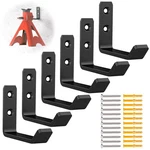 Lcusepu 6 Pack Jack Stands Wall Mount Organizer, Car Black. Fixed Price $15.91.