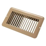 Jr Products 02-28955 4" X 8" Brown Metal Undampered Floor Register. Fixed Price $18.71.