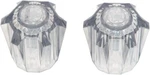 Lasalle Bristol Sink Shower Faucet Handles Knobs Clear Rv Camper 2 Pack. Fixed Price $13.95.