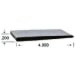 Clean Seal .2' X 4' Epdm Wiper Whit (G7005PWST50). Fixed Price $306.53.