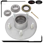5PC 44649 68149 Bearings & Trailer Galvanized Hub On 4.5" Fits 3500 Lbs Axle. Fixed Price $52.69.