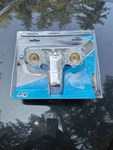 Non Metallic Acrylic Handle Faucet - Chrome 4" Centerset For Home Bath Rv Camper. Fixed Price $14.99.