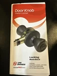 Global Link Locking Interior Rv Mobile Home Door Knob, Matte Black. Fixed Price $24.99.