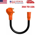 Epicord 30 Amp To 15 Female Rv Adapter Dogbone Power New Usa. Fixed Price $13.99.