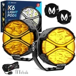 Mictuning 2PCS 4 Inch Led Pods Work Off Road Driving Light With Amber Drl. Fixed Price $107.99.