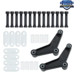 For 1-3/4 " Double Eye Spring Tandem Trailer Camper Axle Shackle Equalizer Kit. Fixed Price $29.75.