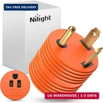 Nilight Amp To 15 Rv Power Adapter 110 Volt Heavy Duty Plug TT-30P. Fixed Price $17.20.