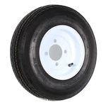 Ecustomrim Trailer Tire Assembly 480-8 4.80-8 Inch Lrc Lug White Wheel. Fixed Price $49.99.