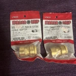Lasco 19-8026 Quick Connect 3/4 Fitting Female Adapter New Two Pieces. Fixed Price $22.00.