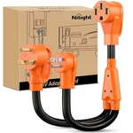 Nilight Rv Y Splitter Adapter Cord Amp To 50 5-15P TT-30P Male. Fixed Price $31.99.