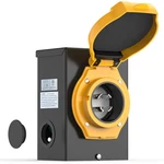 Amp Generator Power Inlet Box For Transfer Switch 7500W Prong L14-30P Plug. Fixed Price $33.99.