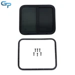 Horizontal Privacy Sliding Window W/trim Ring Black 24"X 20" Universal Rv. Fixed Price $73.44.