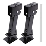 2PCS Swing Down Trailer Stabilizer Jacks - 7" Drop Leg, 18" Adjustable Rod Ha.... Fixed Price $57.80.